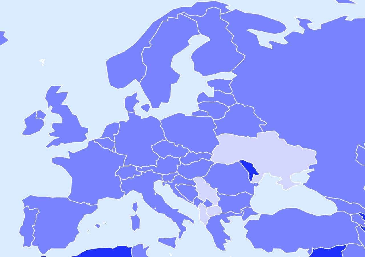 COVID-19: How the Best and Worst European Countries Compare to U.S. States