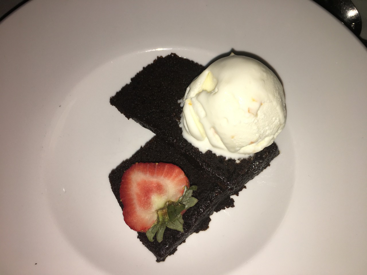Gingerbread with Marmalade Ice Cream, Bolero Brasserie Bermuda