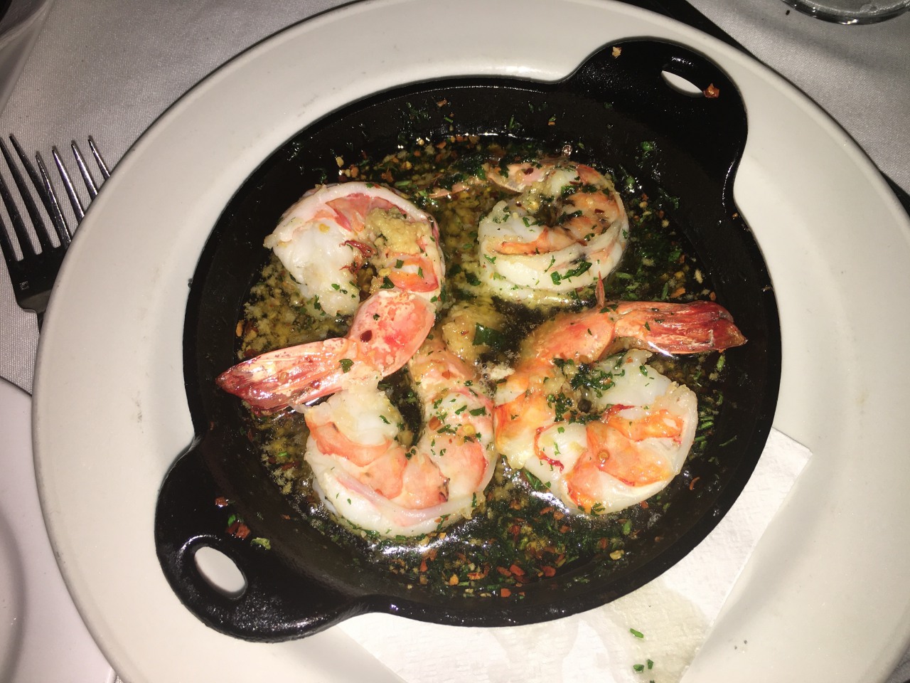 Tiger Shrimp PIl Pil, Bolero Brasserie Bermuda