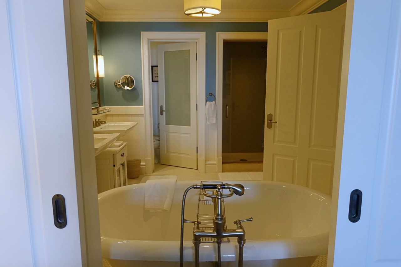 Ocean View Room Bathroom, Rosewood Bermuda Review