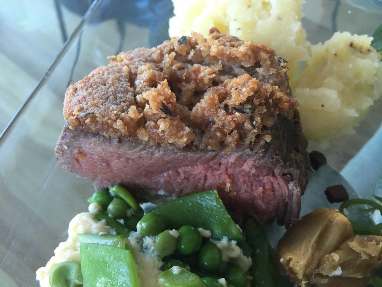 Bone Marrow Crusted Beef Tenderloin, Eleven Madison Park at Home