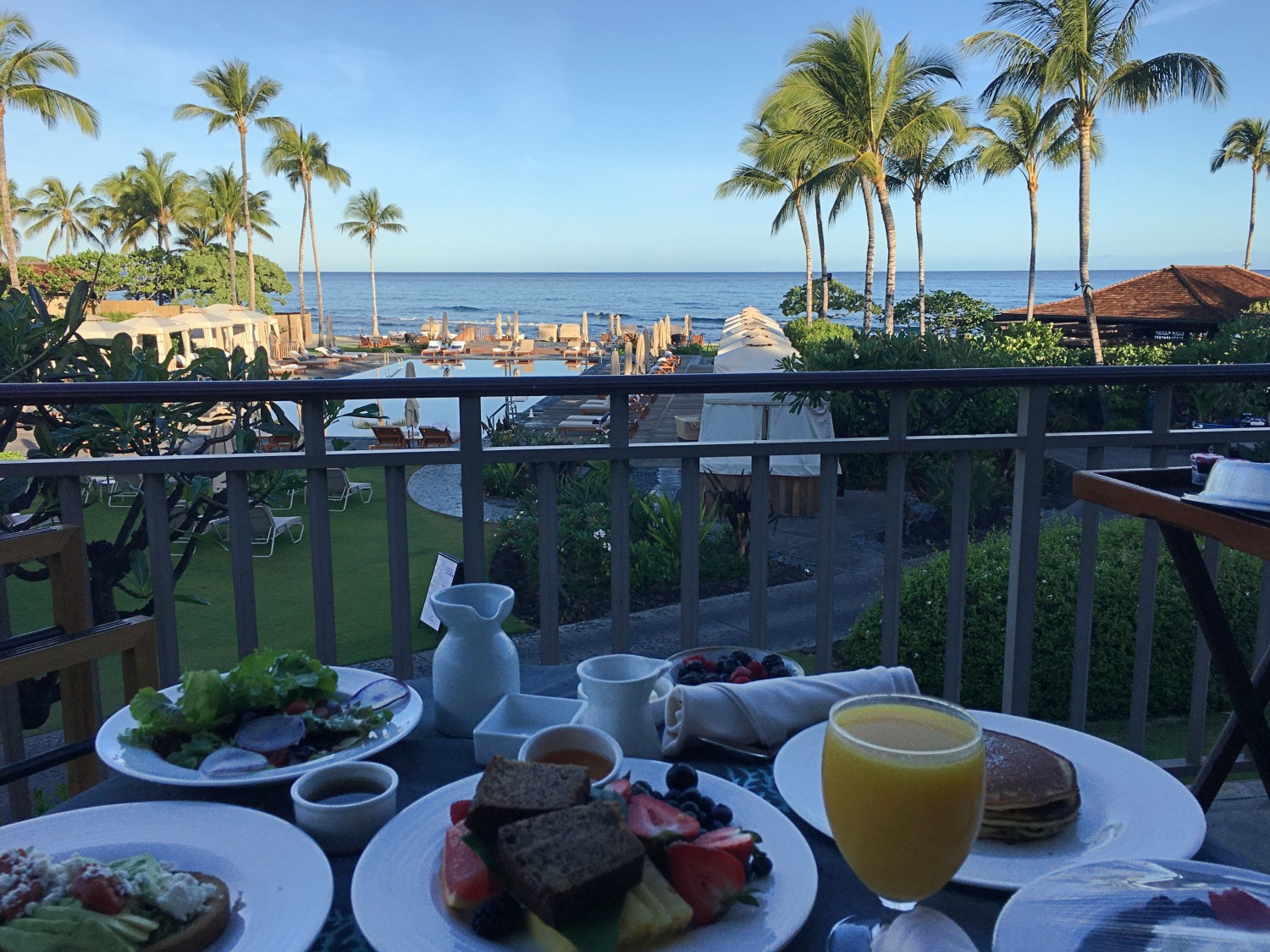 Room Service Breakfast with A View