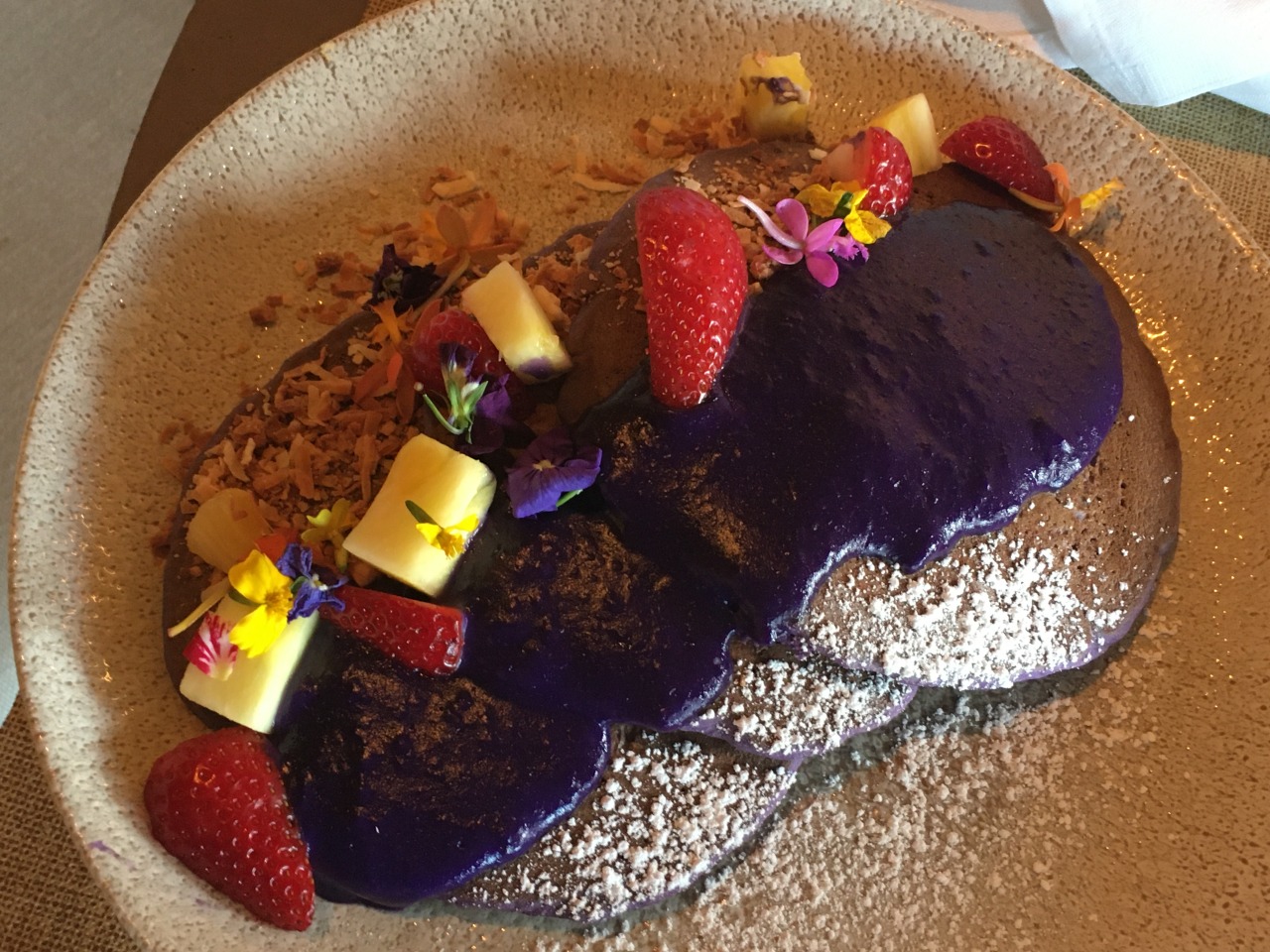 Ube Pancakes, Mauna Lani Breakfast Review