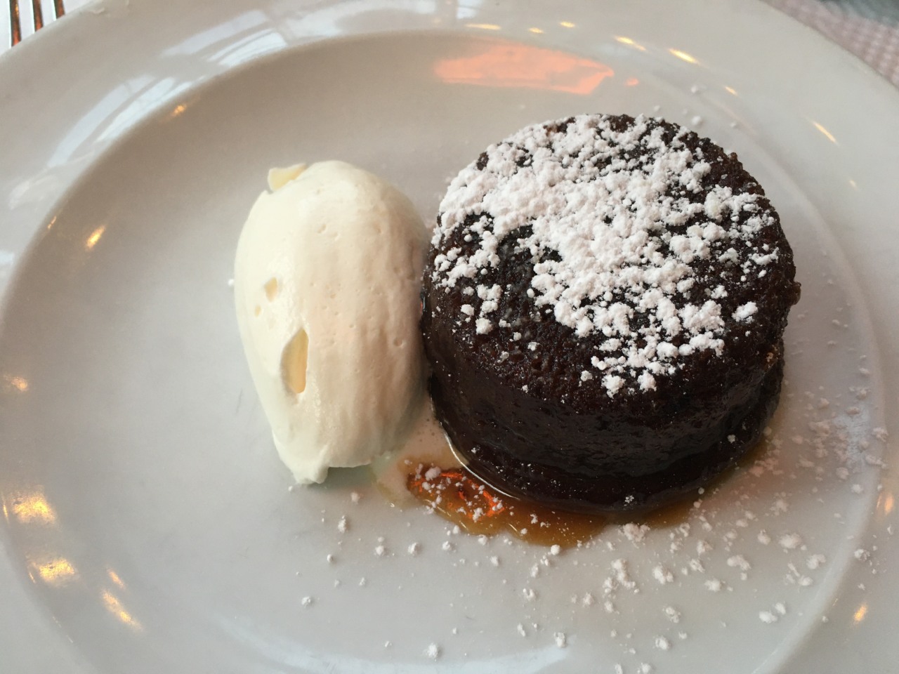 Sticky Toffee Pudding Dessert, Cafe Cluny NYC Review