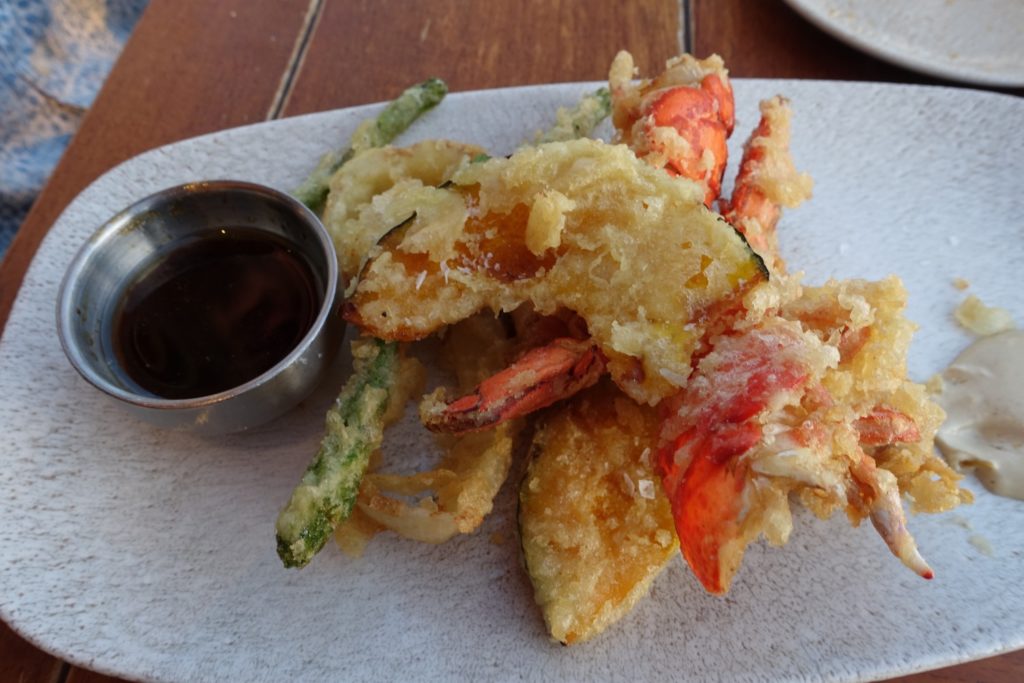 Lobster Tempura, Manta Restaurant Review, Hawaii