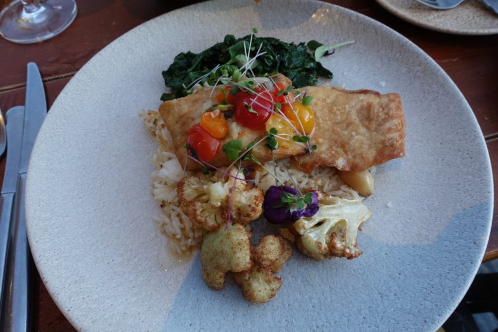 Crispy Kona Kampachi, Manta Restaurant, Mauna Kea Beach Hotel Review