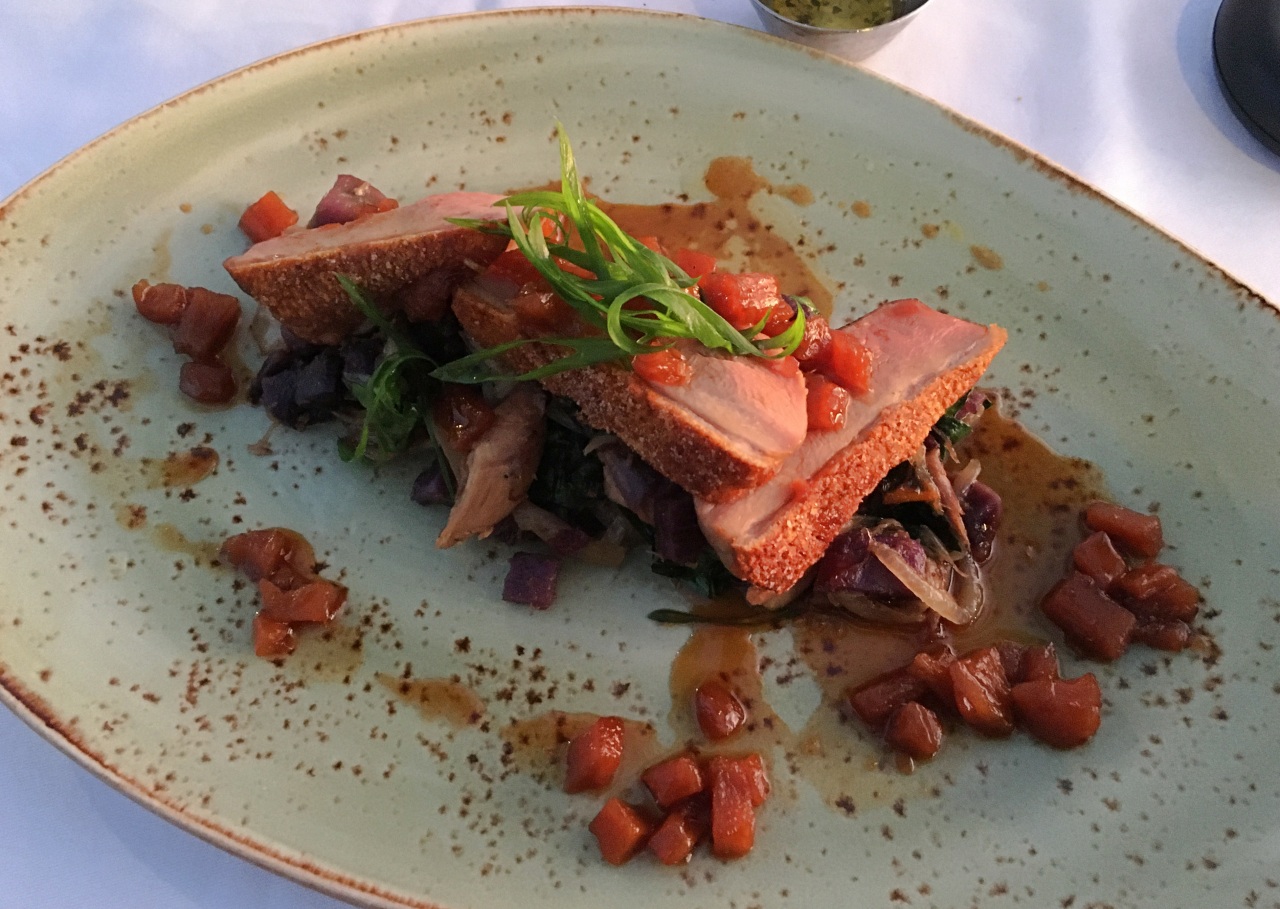 Five Spice Duck, Brown's Beach House Review, Fairmont Orchid