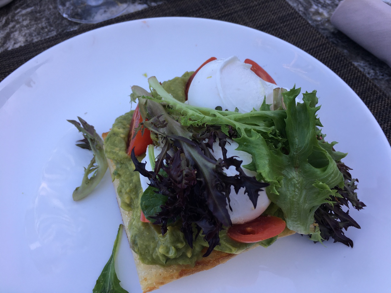 Avocado Toast, Fairmont Orchid Breakfast