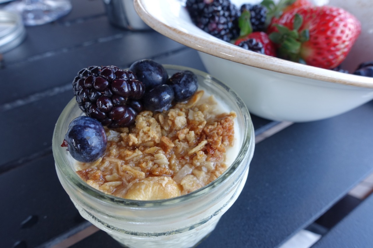 Yogurt Parfait and Berries, Four Seasons Hualalai Review