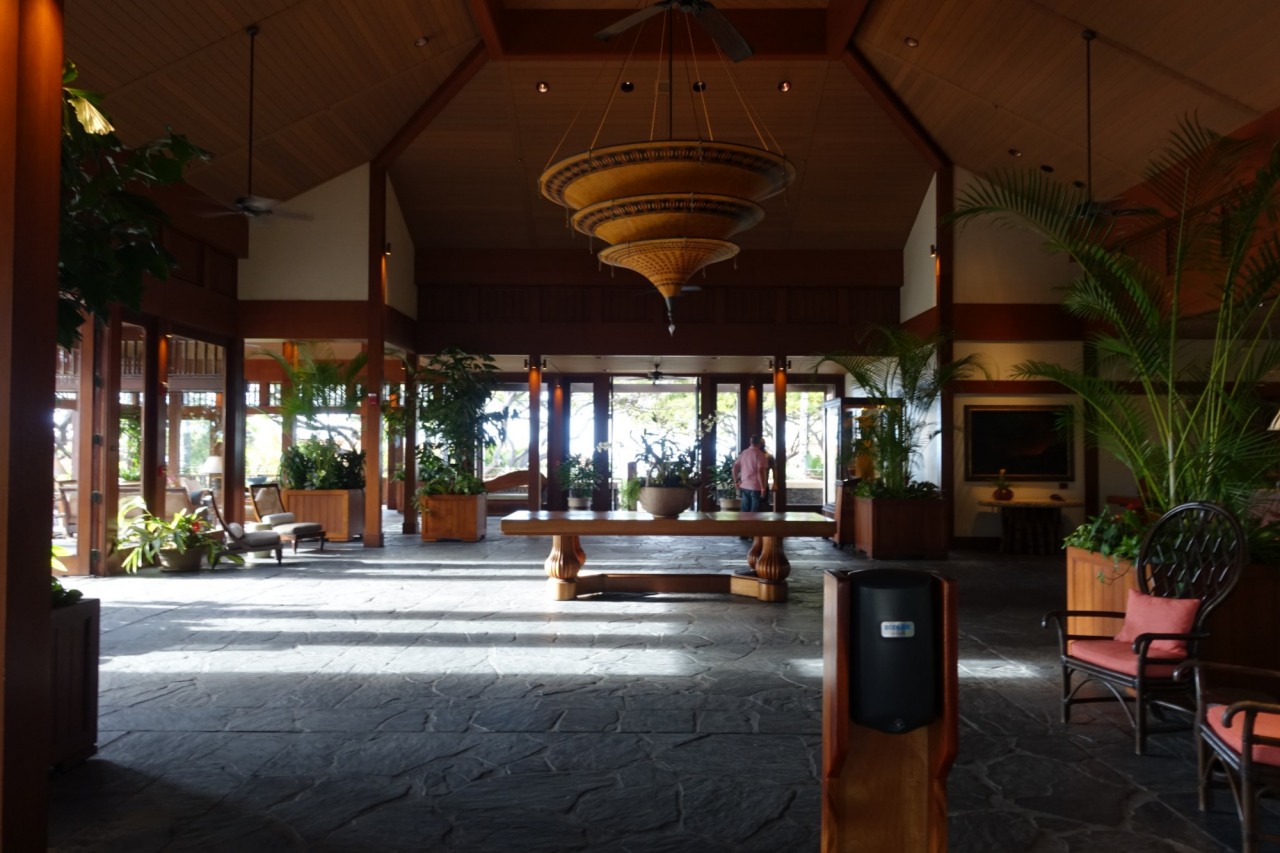 Four Seasons Hualalai Open Air Lobby
