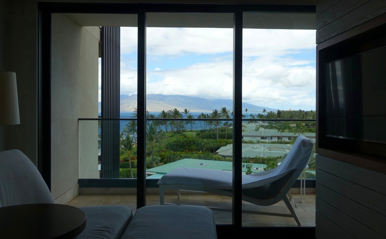 Andaz Deluxe Ocean View Suite Bedroom Balcony, Andaz Maui Review