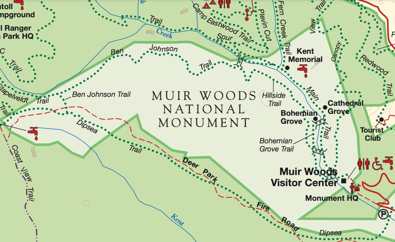 Muir Woods Hiking Trails
