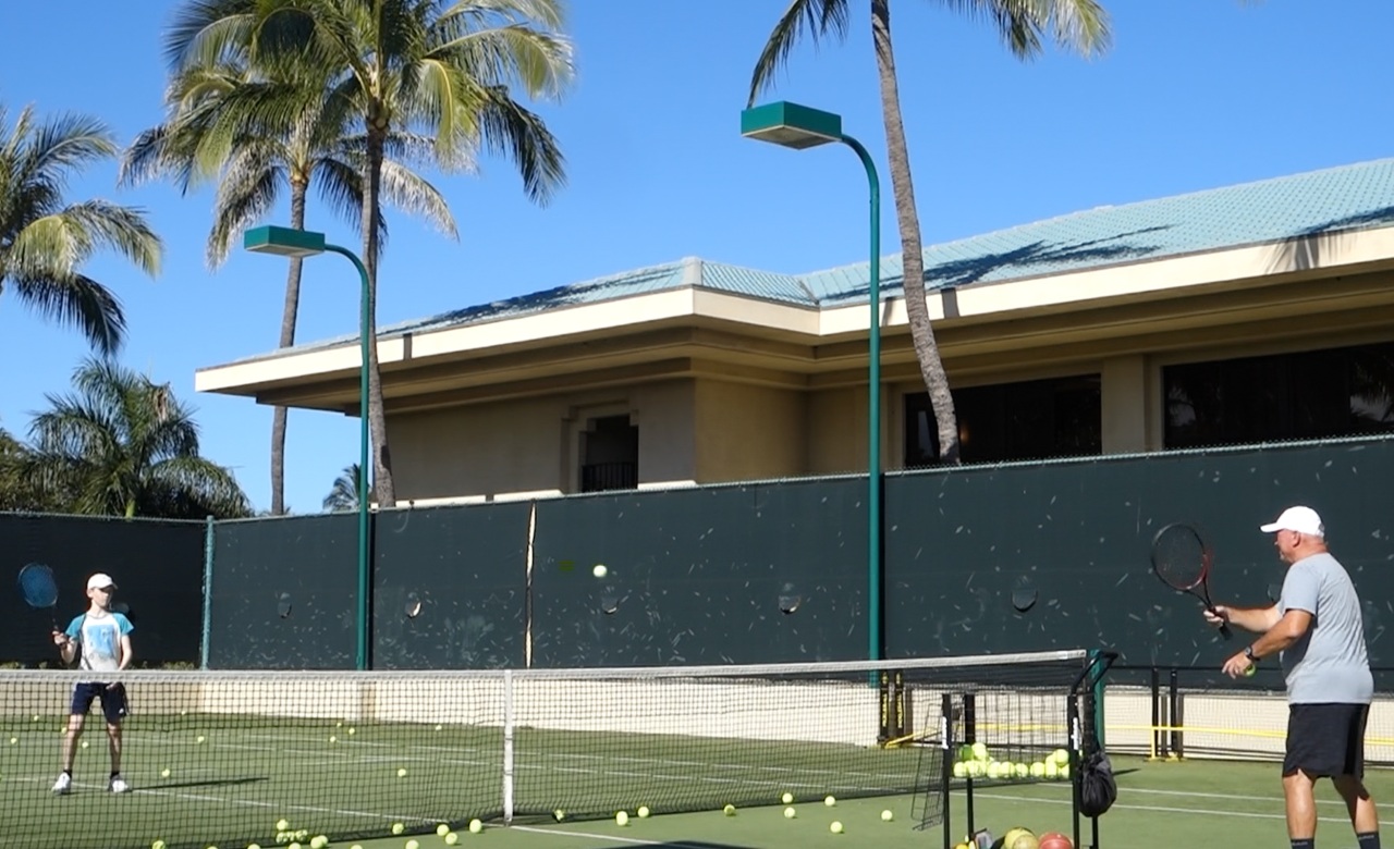 Tennis with Darin Zerbe, Four Seasons Maui at Wailea