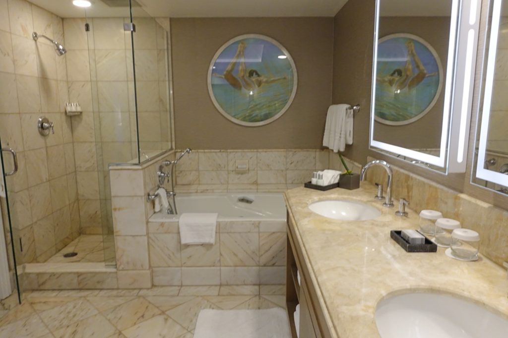 Deluxe Ocean View Bathroom, Four Seasons Maui Review