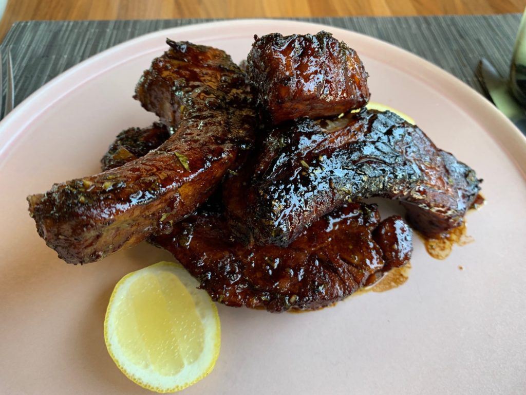 Pork Ribs, Calistoga's Living Room at TRUSS Restaurant Review