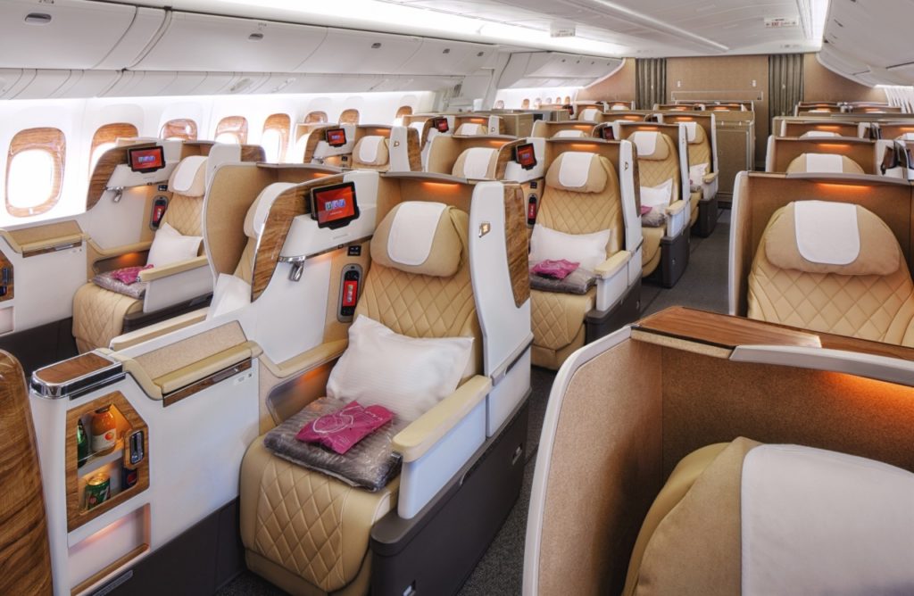 Emirates Business Class to Europe 90K Miles Roundtrip