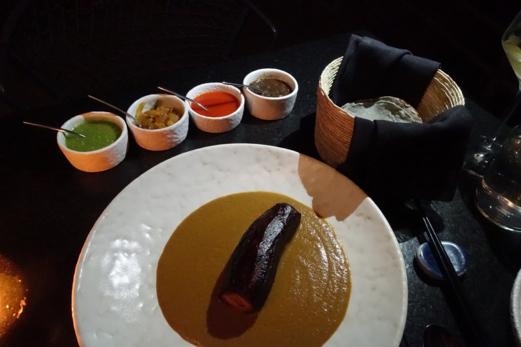Roasted Sweet Potato with Almond Mole, Manta Restaurant Review, Los Cabos