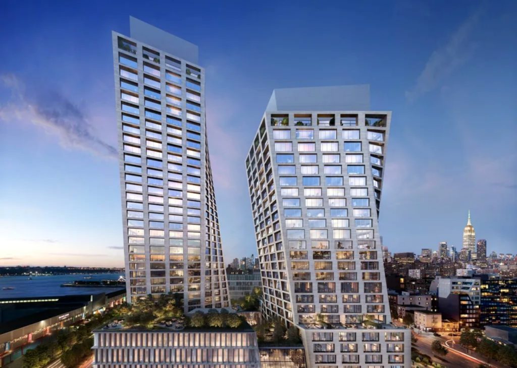 Six Senses New York Twisting Towers by Architect Bjarke Ingels
