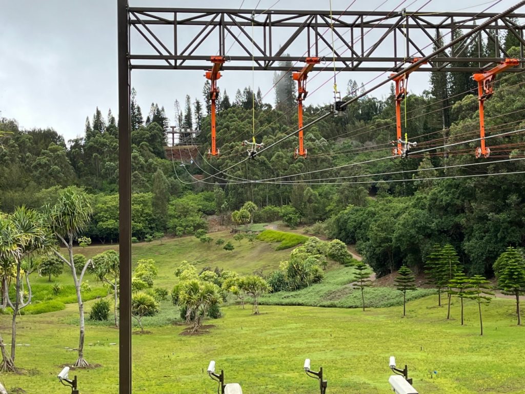 Zip Line at Lanai Adventure Park, Four Seasons Lanai