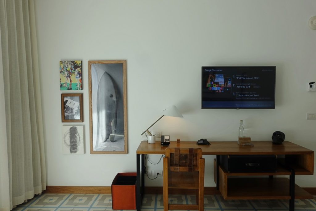 Desk and TV, One Bedroom Villa, The Cape, a Thompson Hotel
