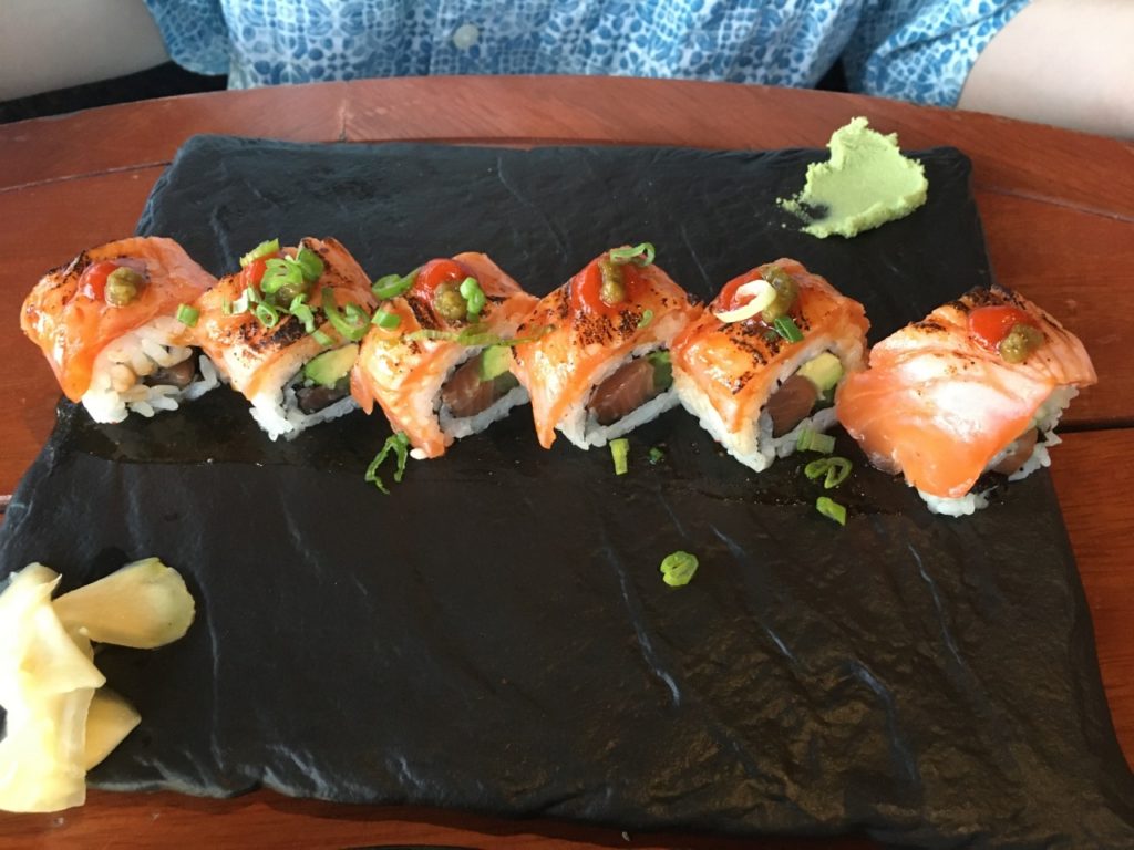 Torched Salmon Roll, Aramara Review