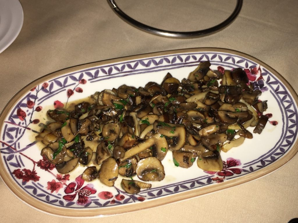 Wild Mushrooms, Culina Restaurant Review