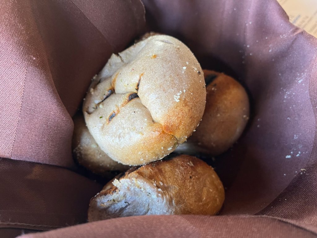 Bread Basket with Taro Rolls, Tidepools, Grand Hyatt Kauai