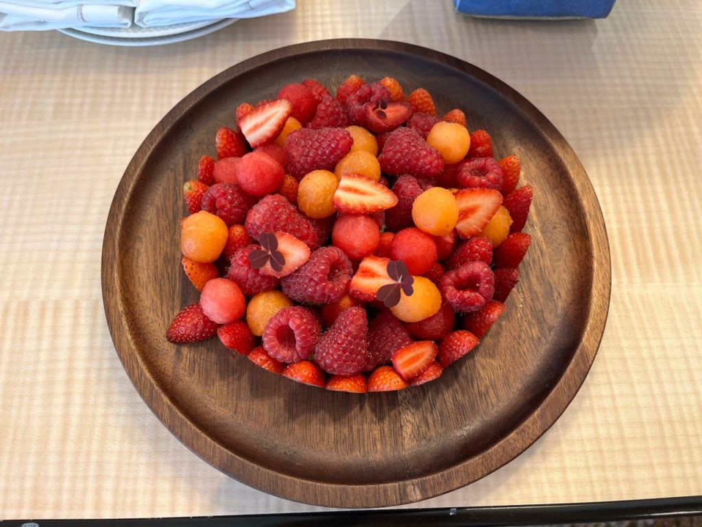 Fresh Berries and Melon Welcome Amenity