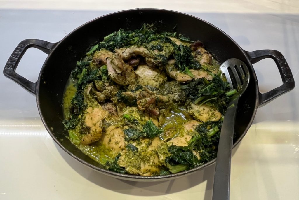 Mojo Marinated Chicken, United Polaris Lounge SFO