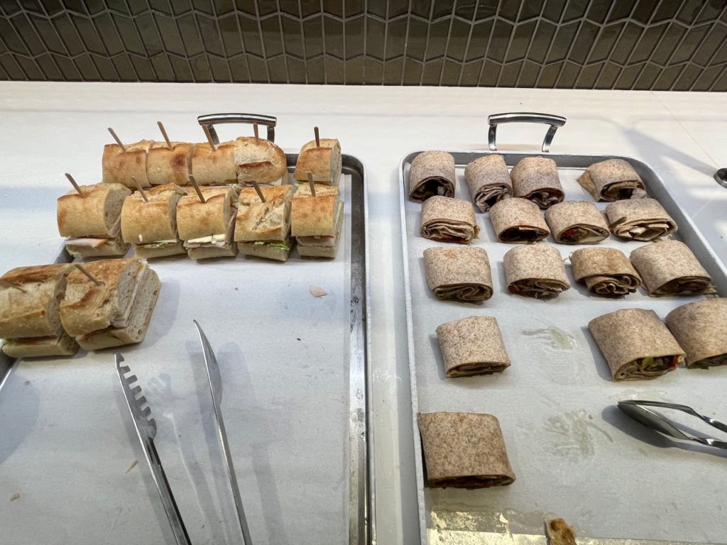 Sandwiches, Wraps, United Polaris Lounge SFO