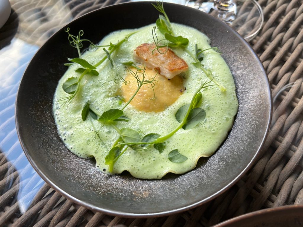 Turbot with Raviolo, L'Arcane