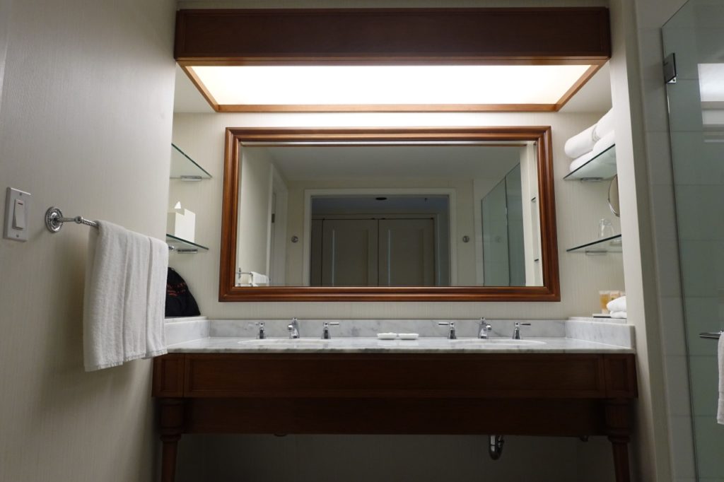 Club Room Bathroom with Double Sinks, Grand Hyatt Kauai