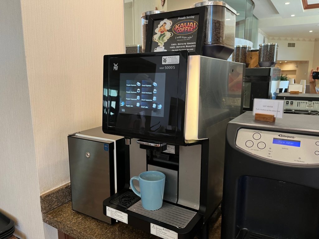 Coffee Machine, Grand Hyatt Kauai Grand Club 