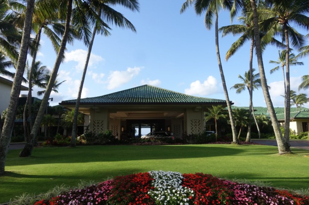 Grand Hyatt Kauai Entrance