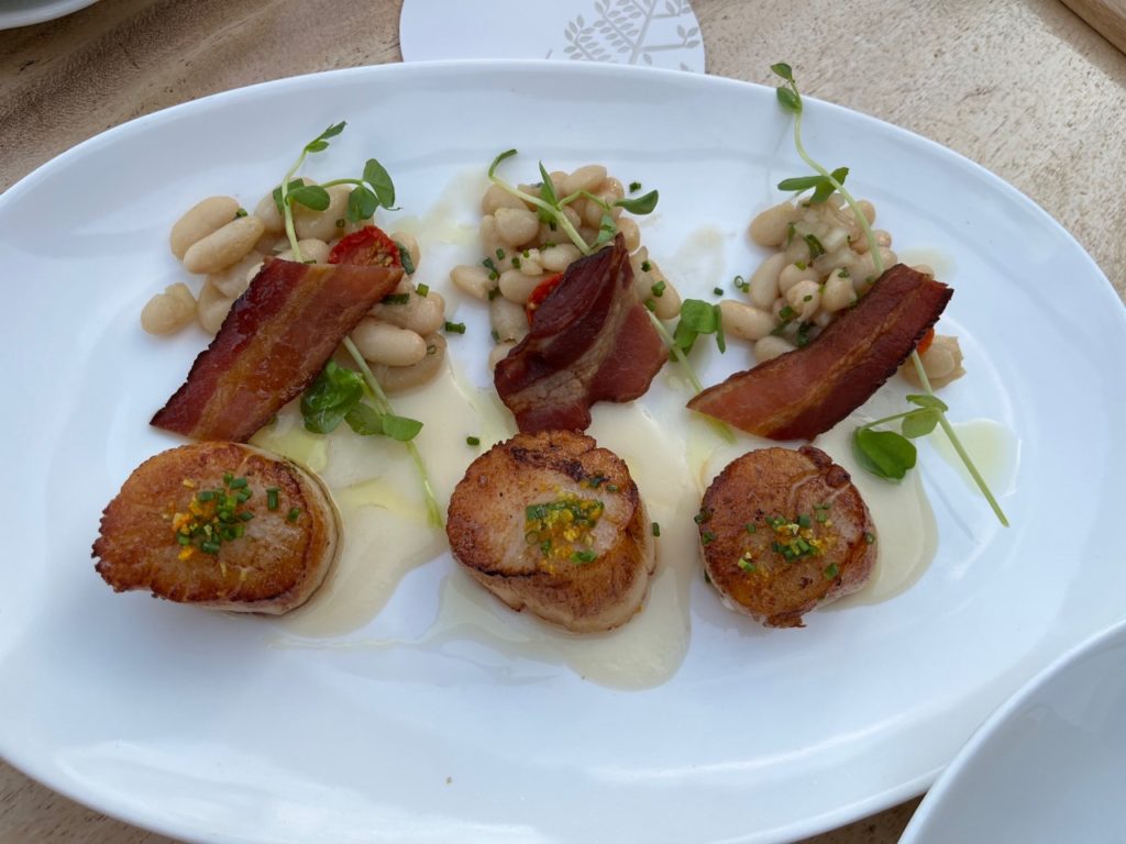 Seared Diver Scallops, One Forty, Four Seasons Lanai