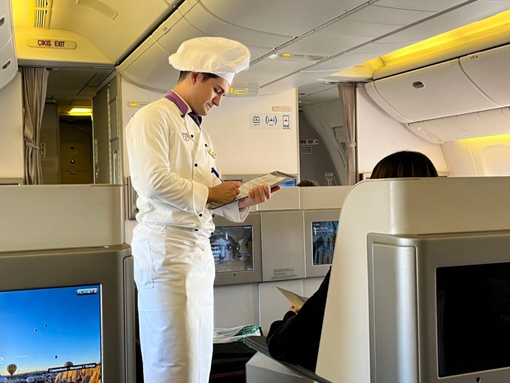 Chef, Turkish Airlines Business Class 