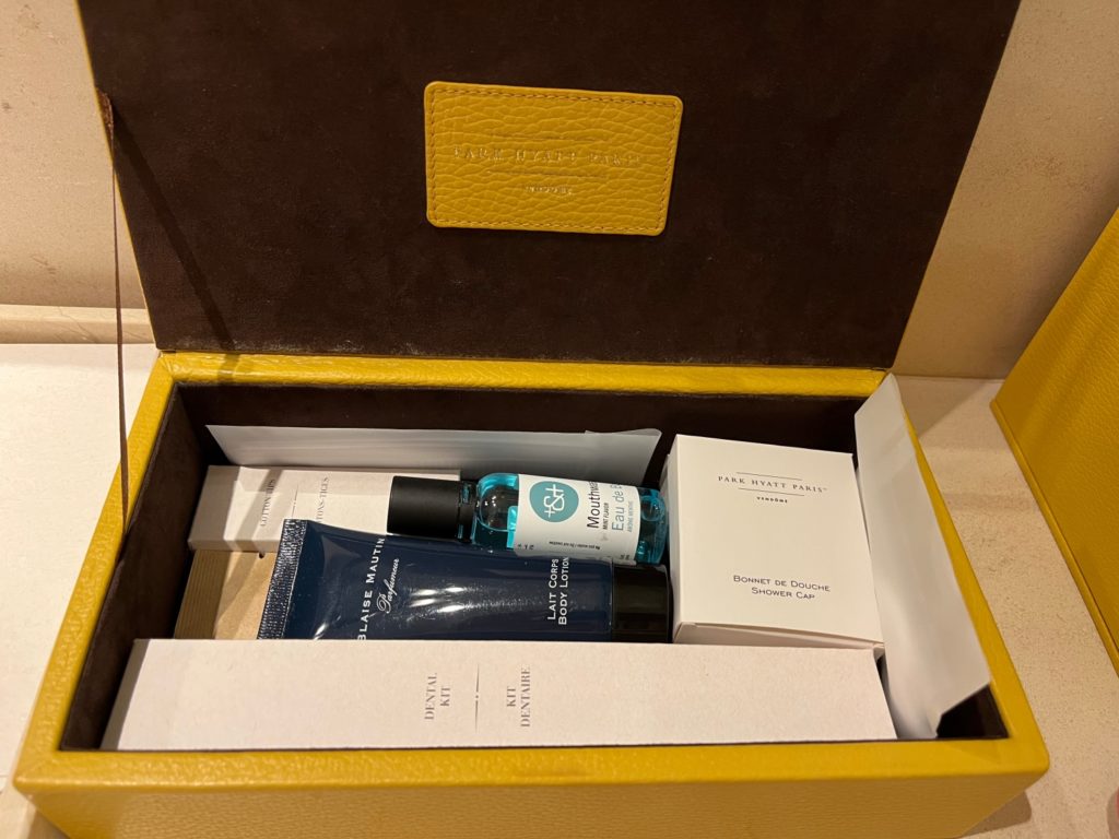 Dental Kit, Mouthwash at Park Hyatt Paris
