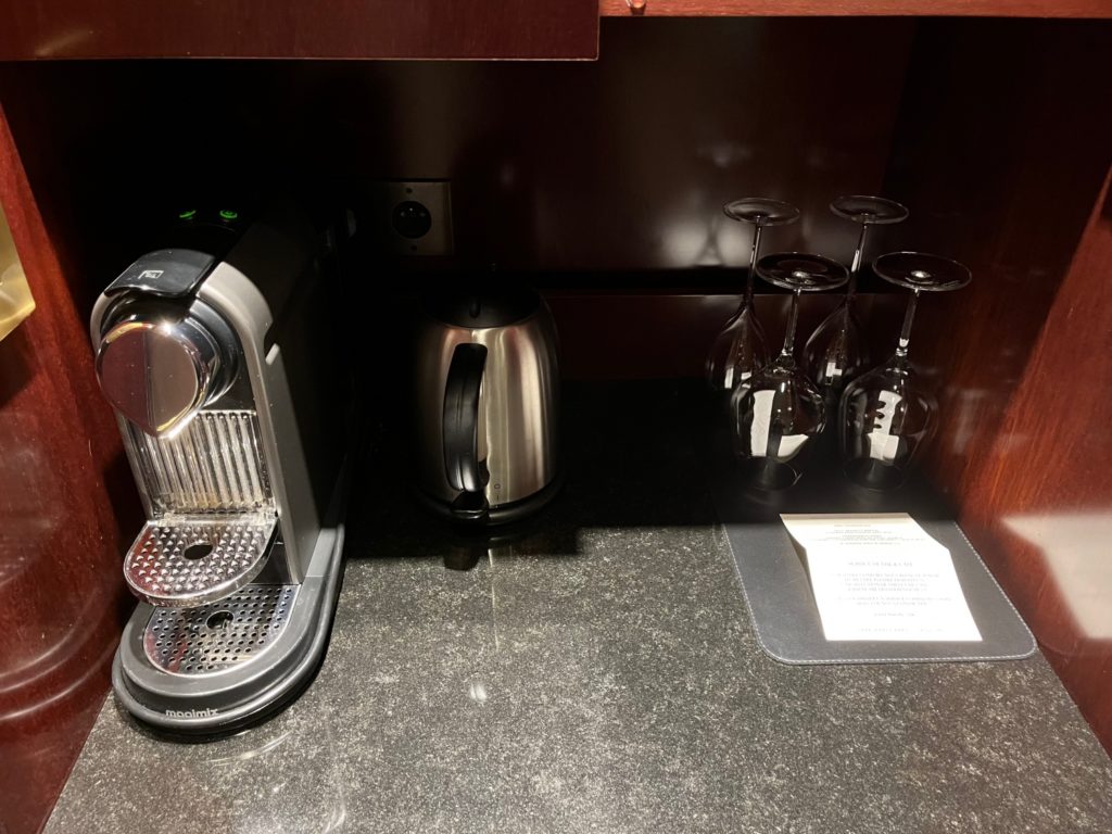 Nespresso Machine, Park Hyatt Paris