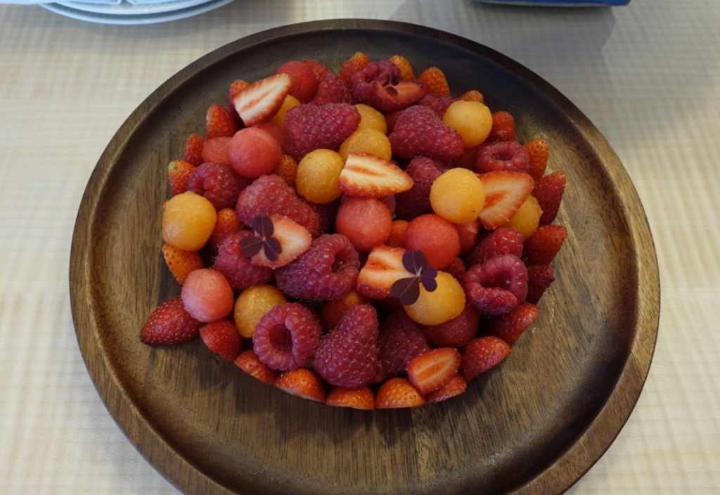 Fresh berry welcome amenity, Cheval Blanc Paris