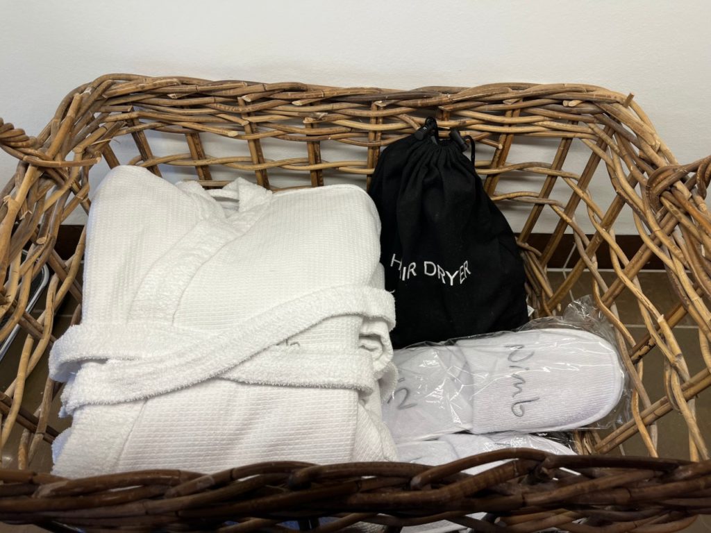 Bathrobes and Slippers, Nimb Hotel Review