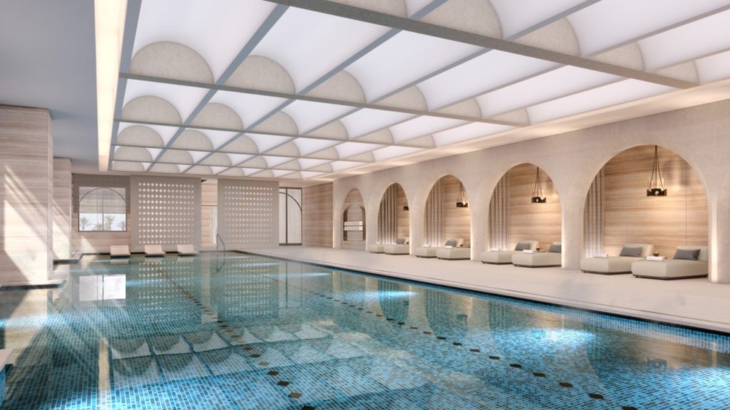 Indoor Swimming Pool, The Four Seasons Resort and Residences at the Pearl-Qatar 