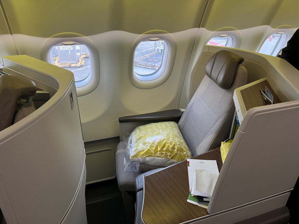 TAP Air Portugal A330-900 Business Class Window Seat 3K