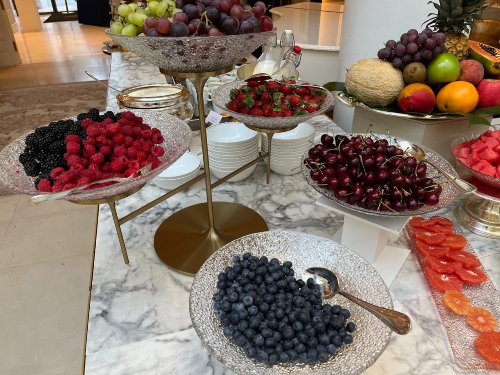 Breakfast Buffet Berries, Mandarin Oriental Ritz Madrid