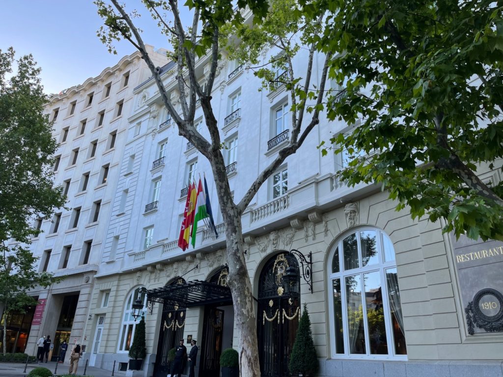 Mandarin Oriental Ritz Madrid Entrance