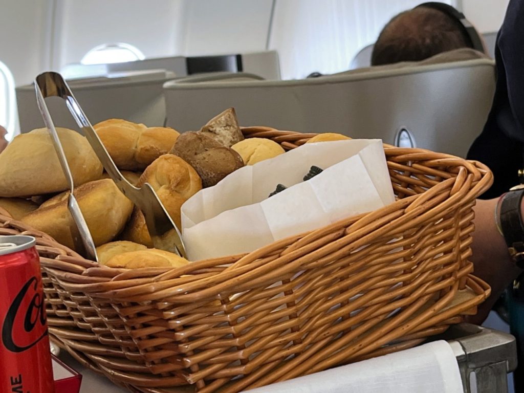 Bread Rolls, Iberia Business Class Review