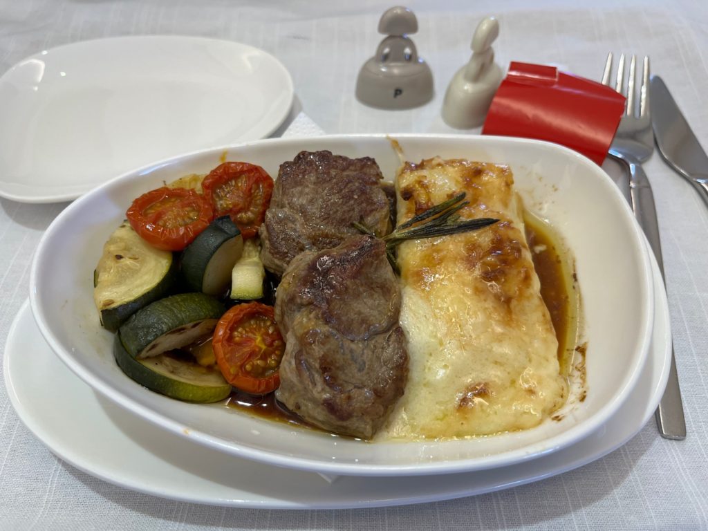 Lamb Dish, Iberia Business Class Review