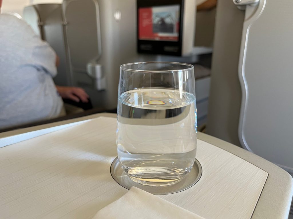 Pre-Flight Drink, Iberia Business Class Review