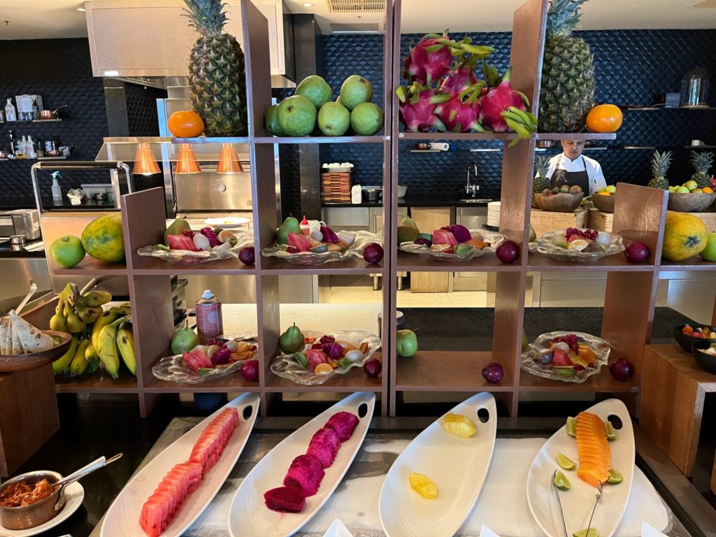 St Regis Maldives Breakfast Buffet: Fresh Fruit