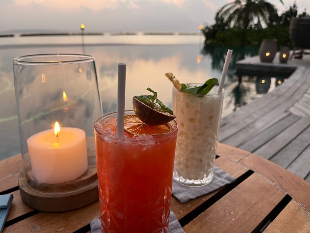 Cocktails at Sunset