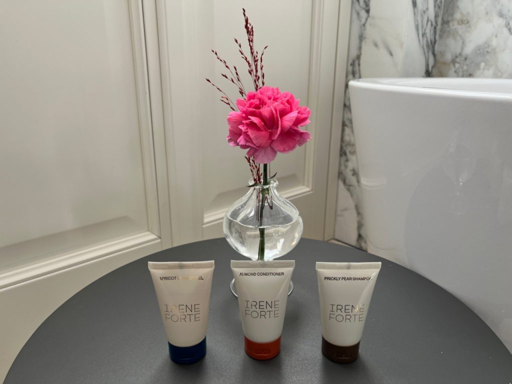 Irene Forte Bath Products, Hotel de la Ville Review